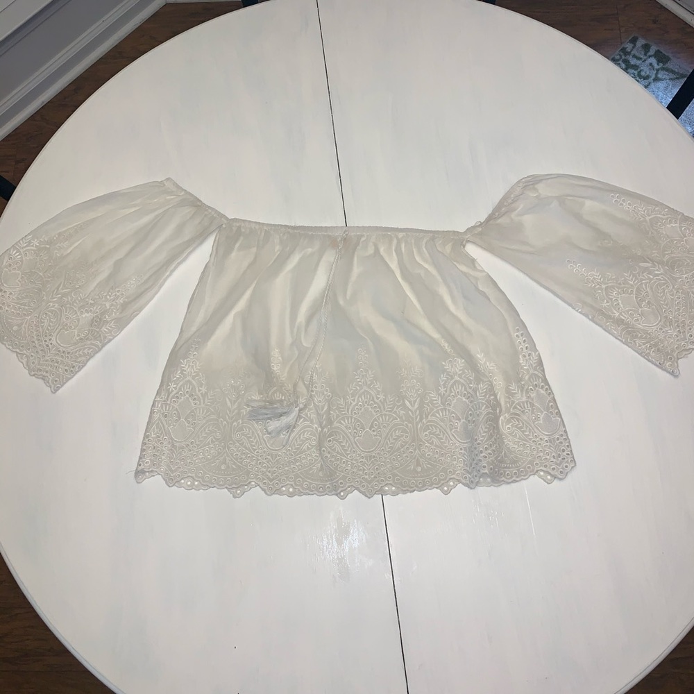 Flowy white blouse